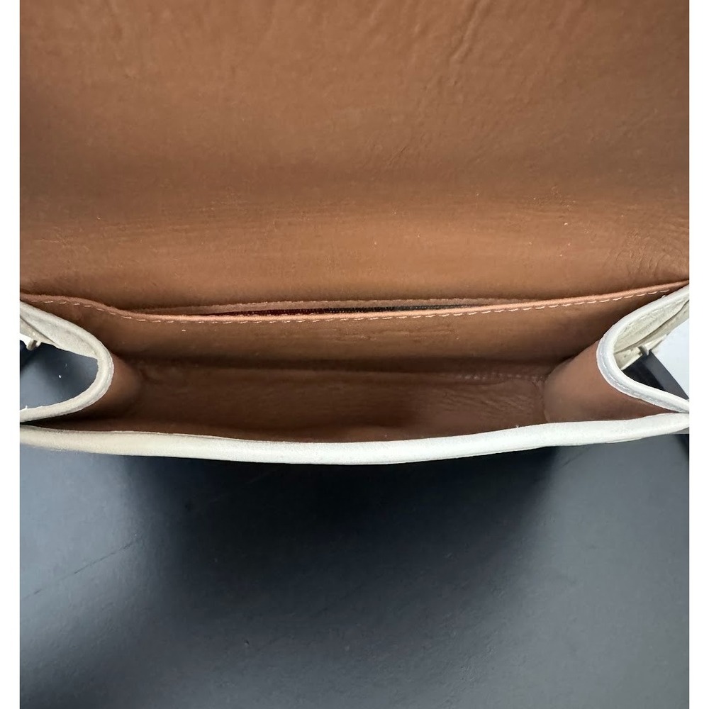 Nena & Co. Tesoro Cream Leather Envelope Crossbody Bag Boho - Picture 10 of 15